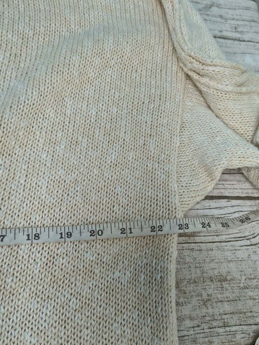 Vintage Connexion Au Contraire Floral Beaded Embroidered Cardigan Sweater Cream - Picture 5 of 7